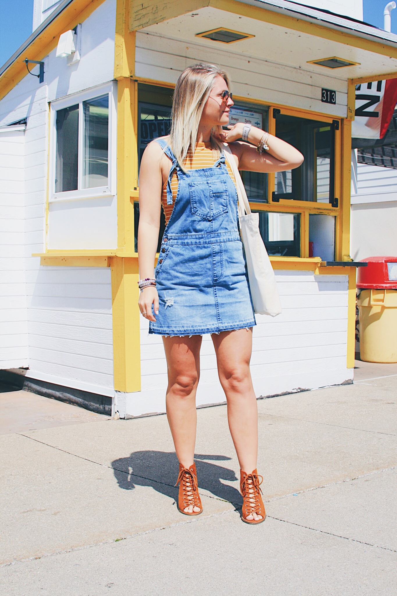 Old-School Summer & The Perfect Denim Dress – Simply Tess
